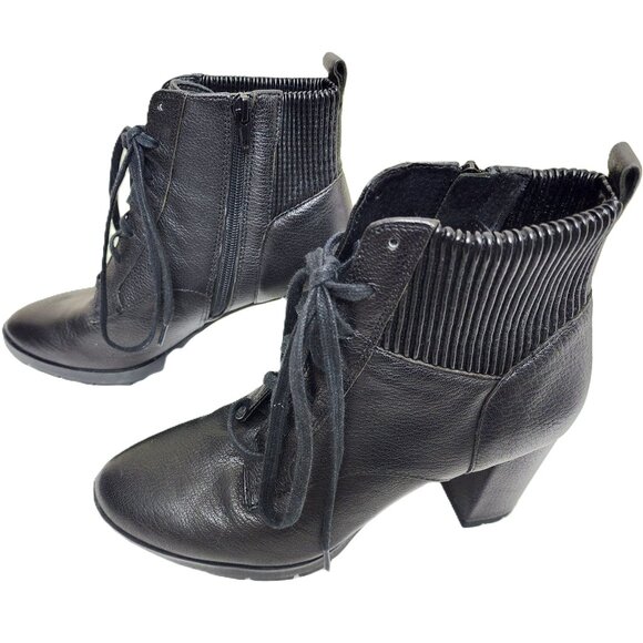 Corso Como Womens Ryman Black LEATHER Boots Size 8.5M NEW - Picture 2 of 6